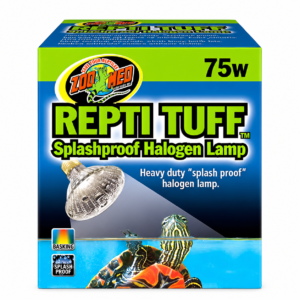 Zoo Med Repti Tuff splashproof halogen lamp 75W turtle basking lamp